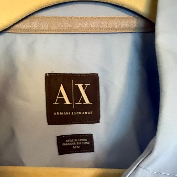 Armani Exchange Men's Light Blue Dress Shirt - Picture 2 of 12
